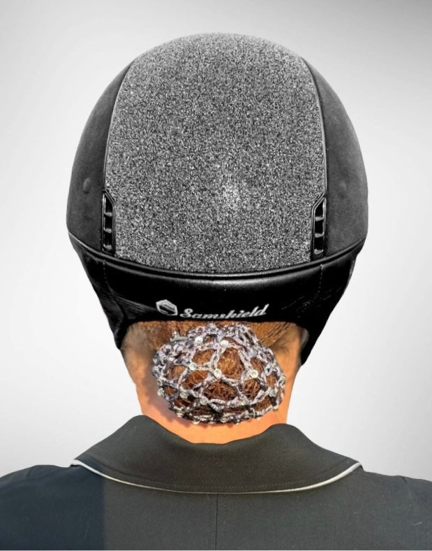 Silver Hair Bun Net