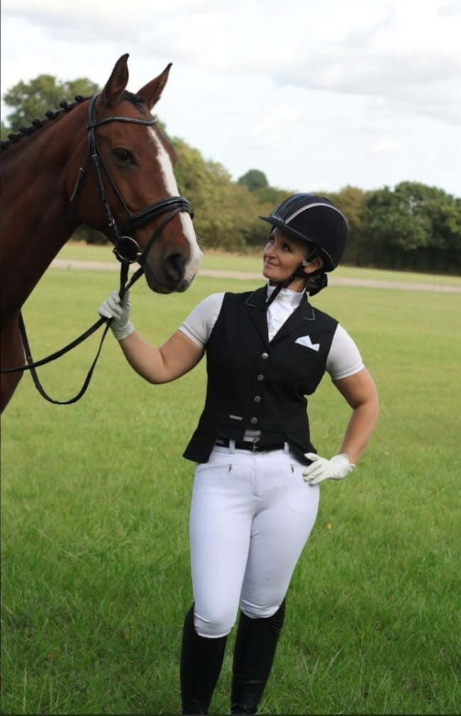 Ladies Single-Breasted Black Waistcoat